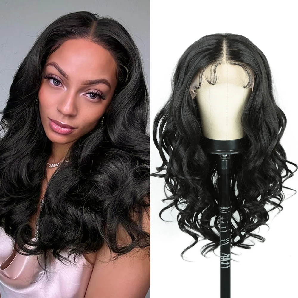 Alibaby 24 inch Highlight Blonde 13x6 Synthetic Lace Front Wigs for Women Synthetic Lace Frontal Wigs Cosplay Wig With Hairline
