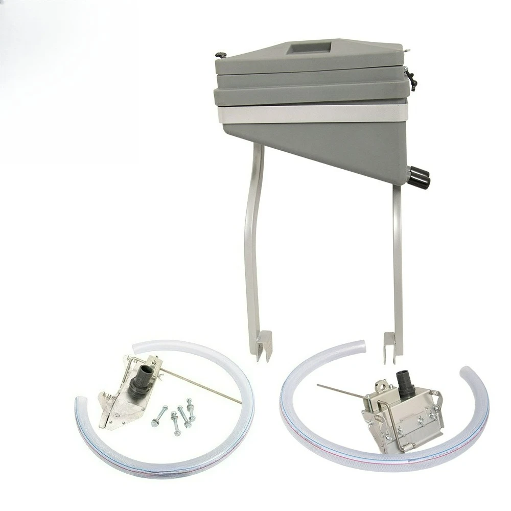 

Single gun glass sprinkler for marking and spraying glass beads