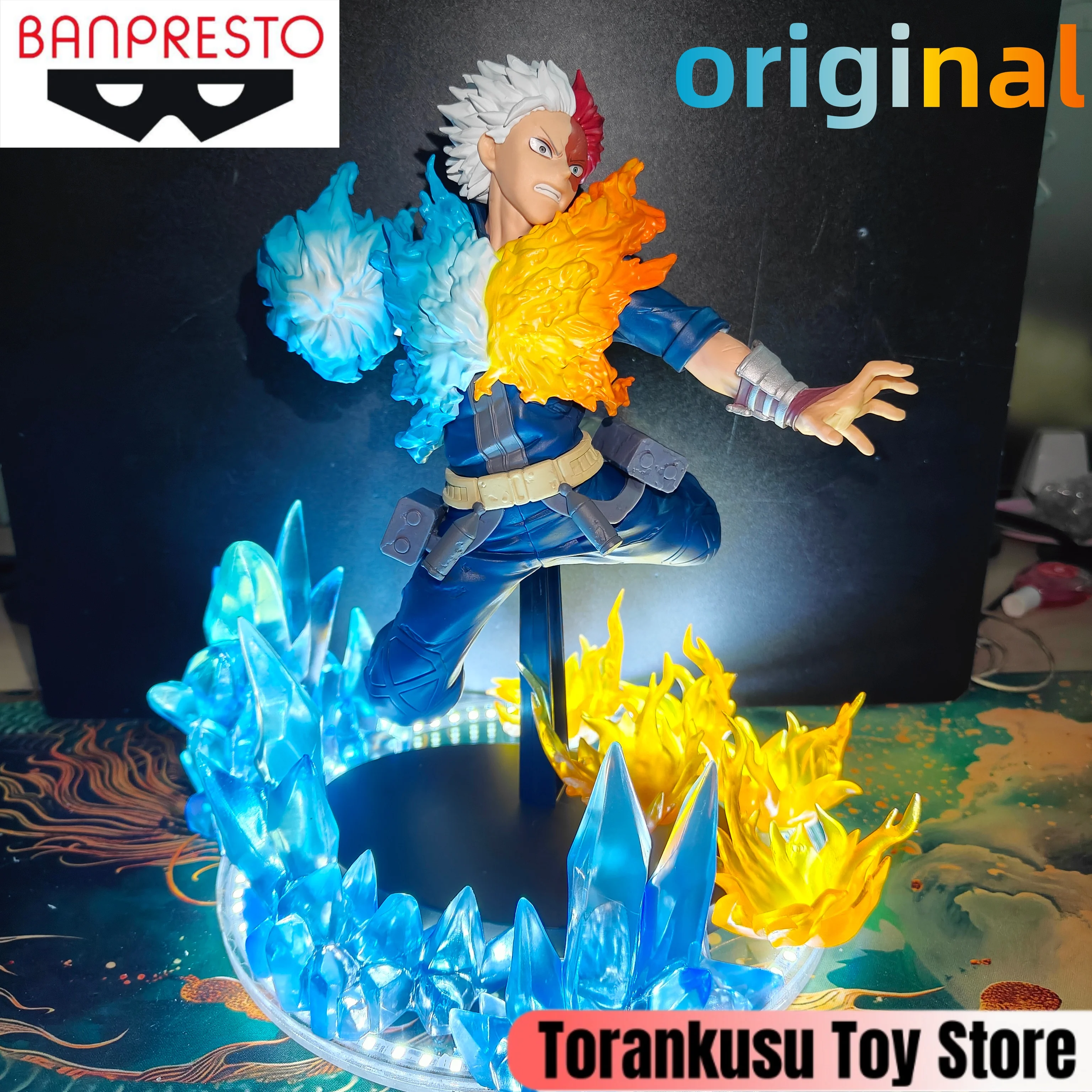 

BANPRESTO My Hero Academia Anime Todoroki Shoto Action Figures Model Figurine Original Figuarts Decoration Collection Toys