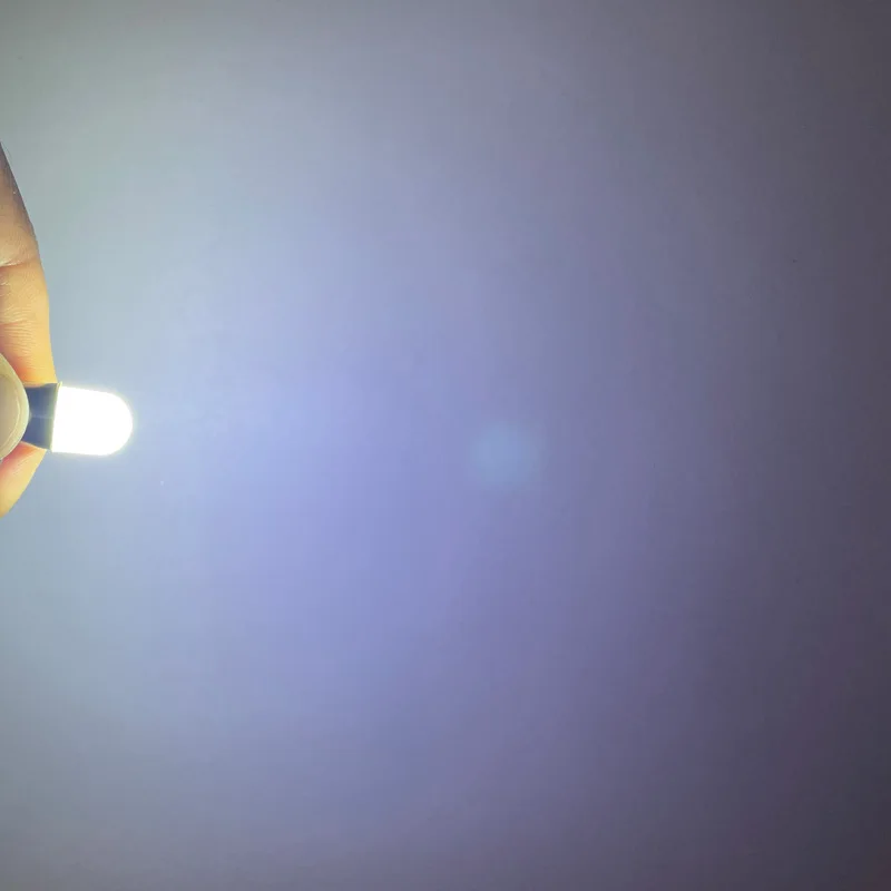 100 قطعة الحرارة دائم T11 363 BA9S COB 30MA الجولة ثلاثية الأبعاد Led T4W 1 SMD سيارة LED أضواء لمبة تصفيف السيارة إسفين الجانب ضوء المصباح الكهربي 12 فولت #6