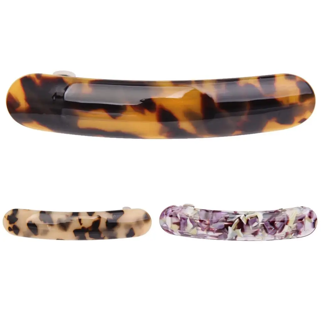 1 Stück Beauty Damenmode Acryl Leopard Große Haarspange Haarspange Haarnadel Stirnband Haarschmuck 3 Farben