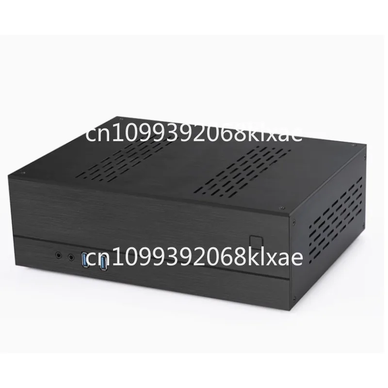 A02 Aluminum Shell Iron Architecture Chassis HTPC Horizontal ITX Mini Small Chassis, Half-height Graphics Card