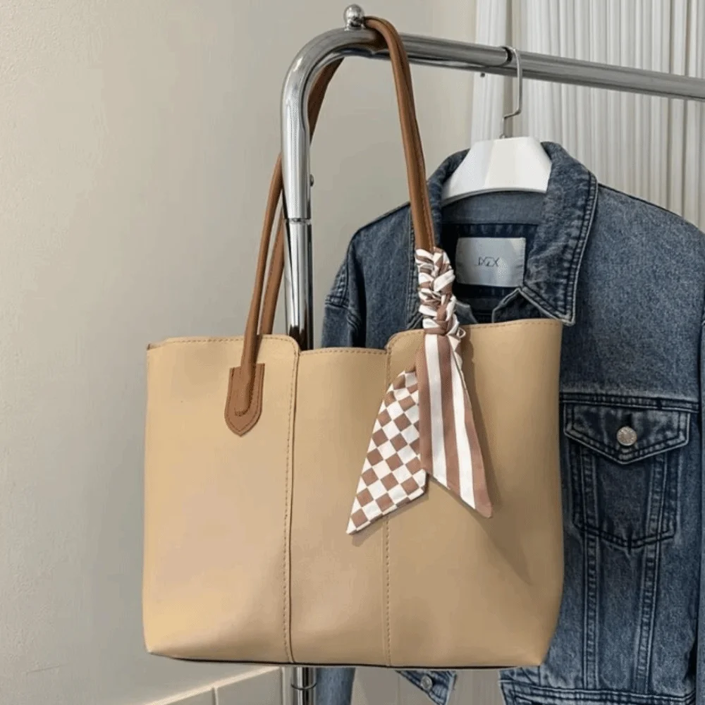 

Versatile Large Capacity PU Leather Shoulder Bag Commuting Casual Retro Underarm bag Ins Handbag New Design Tote Bag Outdoor