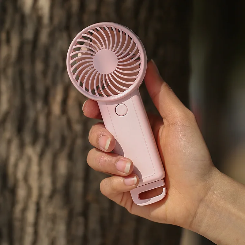 Protable Mini Fan Convenient Creative Small Fan Handheld Pocket Hand-held Fan Lightweight Adjustable Cute Small Fa