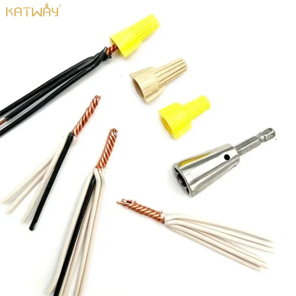 KATWAY Wire Tools 1PC Multi-tool for Power Drill Drivers Quickly Electrician Artifact Twisted Connector Cable Device HH-AA118