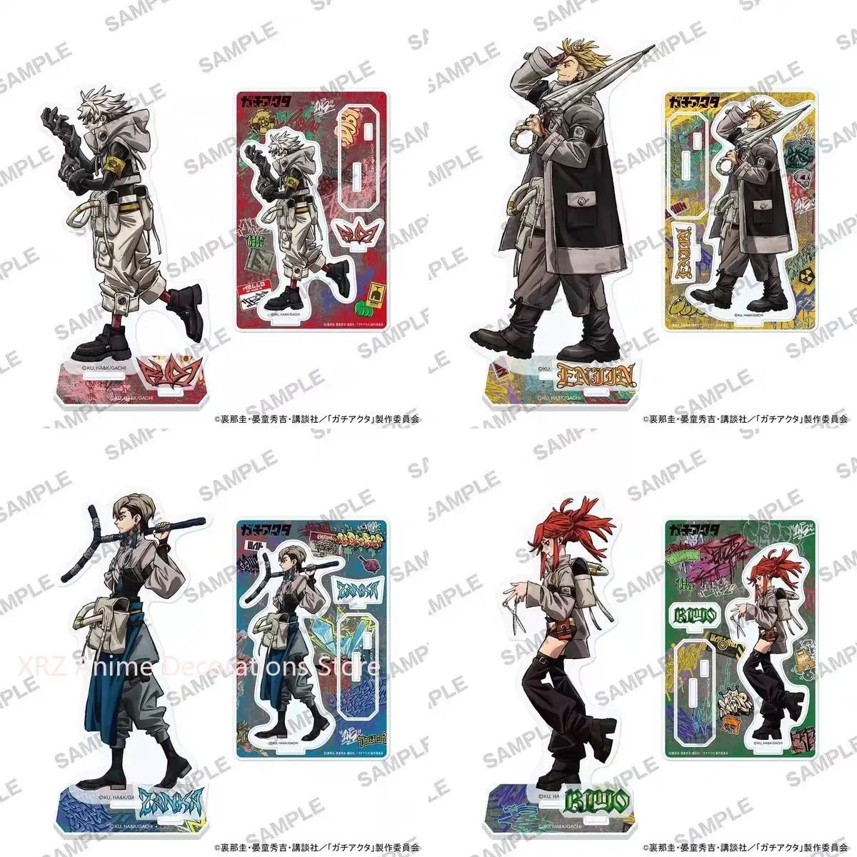 

Collection Acrylic Stand GACHIAKUTA Cartoon Anime Rudo Shuaburekku‌ Desktop Ornaments Decorate Model Birthday Gifts