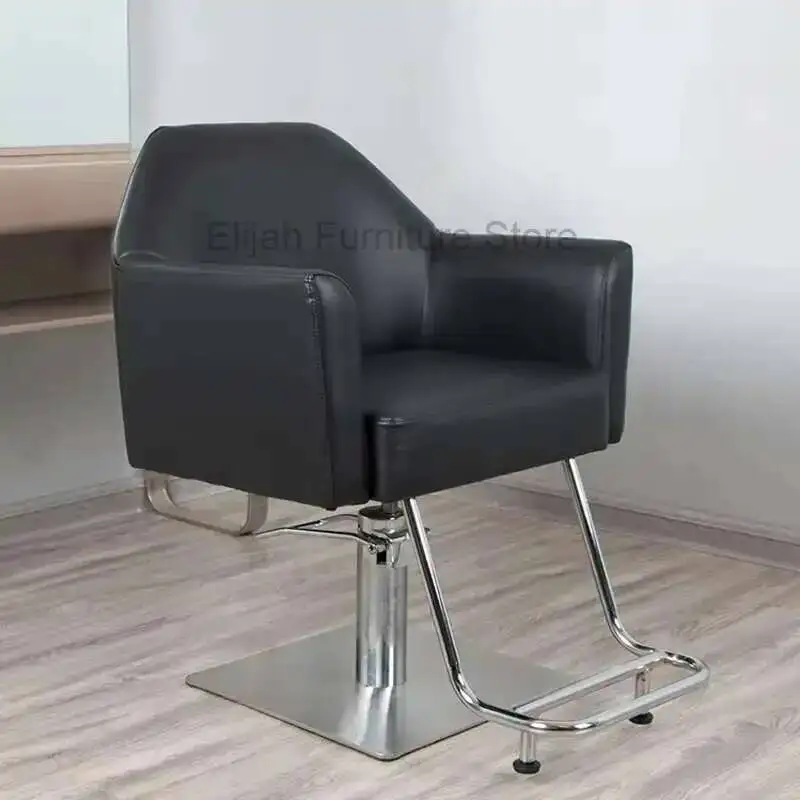 

Red Hairdressing Chair Barber Beauty Man Lashes Professional Hydraulic Decoration Salon Pump Tattoo Massage Pedicure Chairs