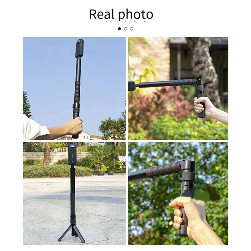 【Home-Tools!】For Insta360 X5 X4 X3 Invisible Selfie Stick Bullet Time Handle Extended Tripod Bundle For Panoramic Cameras