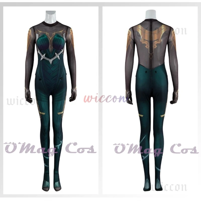 

Mel Cosplay Full Outfit Kit Jumpsuit Cloak And Decorative Earrings Fashion Costume For Halloween Convention Carnival Events