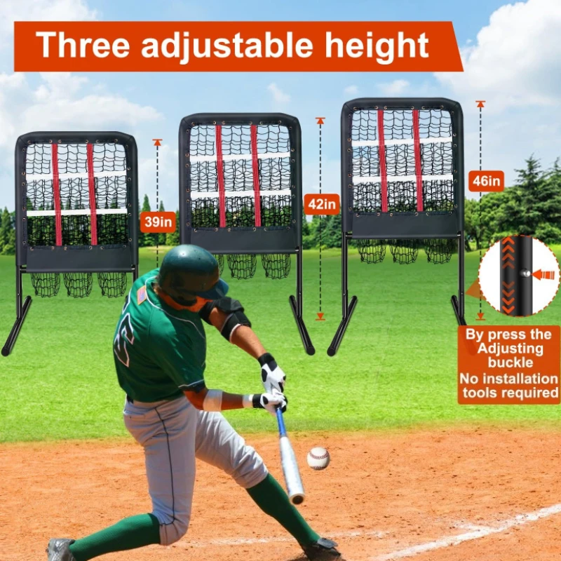 Adjusting Baseball 9 Palace Grid Training Net Portable Practice Baseball Net Durable Baseballs Nets Professional Sport Equipment