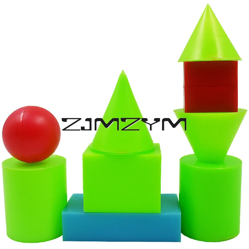 Geometric Body Model Square Cuboid Cylindrical Conical Sphere Hollow Cylindrical Mathematical Tools