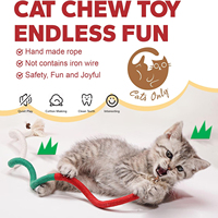 Engaging Fun Chew Toy for Indoor Cats - Promotes Healthy Digestion and Dental Hygiene - Perfect for Active Felines - Enhances Ov