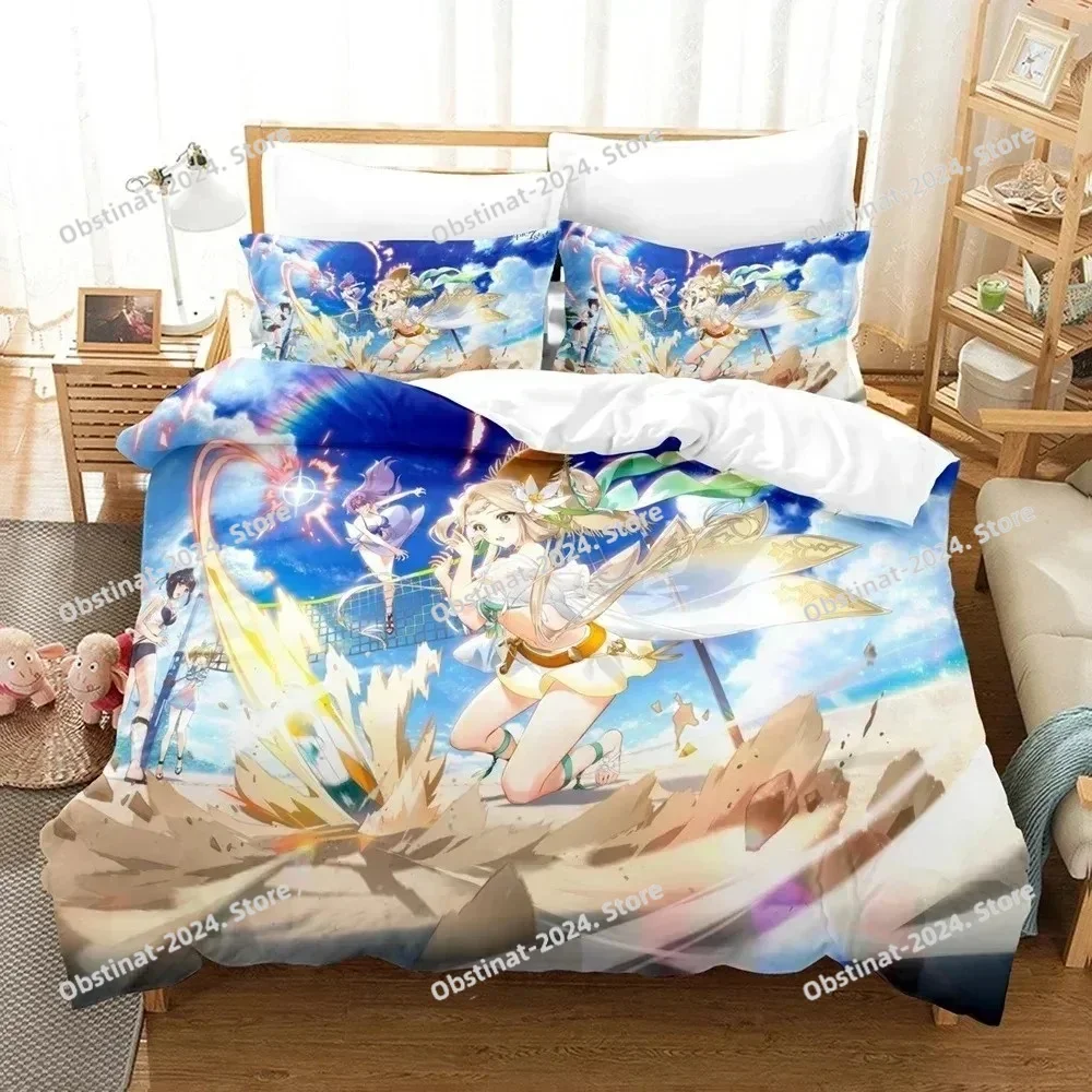 

Fashion 3D Anime AOTU World Bedding Set Printed Bed Set With Pillowcase Bed Duvet Cover Soft Single Double Queen Super King Size