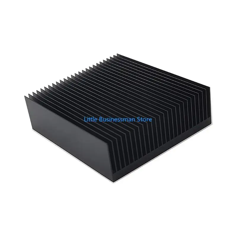 Platinenkühlung, Aluminium-Kühlkörper, 90 x 80 x 27 mm, passiver AL6063-Block für elektronische Reparatur und Geräteservice M76A – Detail 4