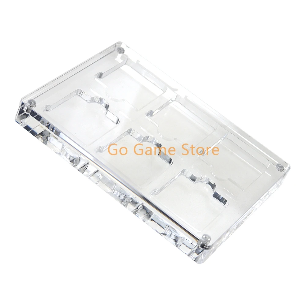 1 Buah Casing Kartrid Kartu Permainan Akrilik Transparansi Tinggi Penutup Magnetik untuk Kotak Penyimpanan Nintendo 3DS NDS