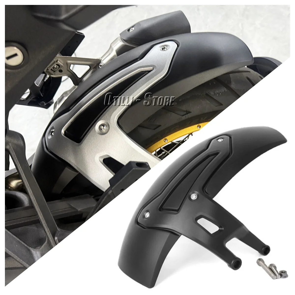 

Motorcycle ABS Aluminum Rear Fender 2 Color Mudguard Durable Tire Hugger Splash Guard For BMW R1300GS Adventure R 1300GS ADV