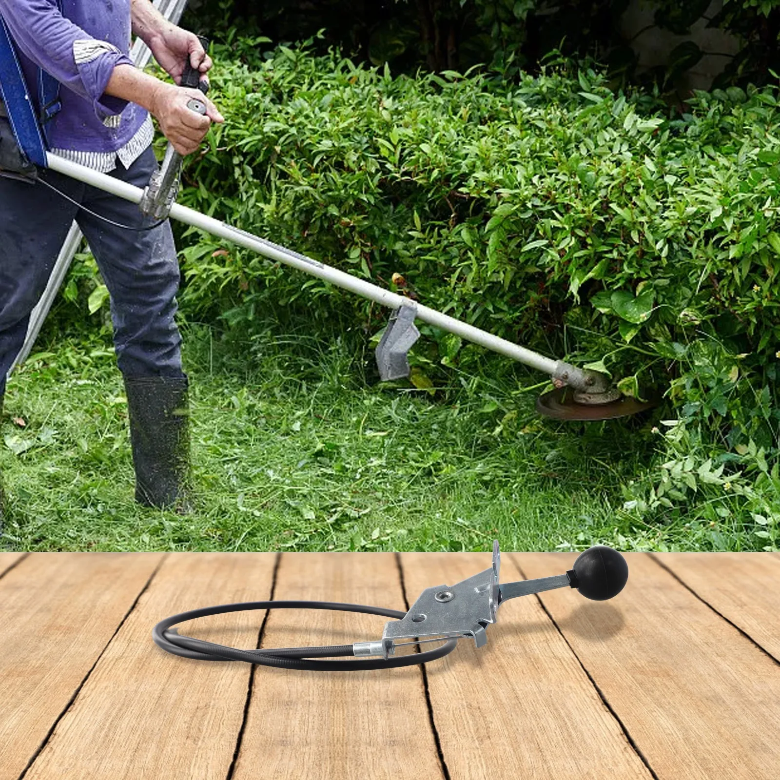 

Compatible Throttle Cable For Craftsman Compatible Cable Lawn Tractor Replacement Long-Lasting Service Life Lawn Maintenance