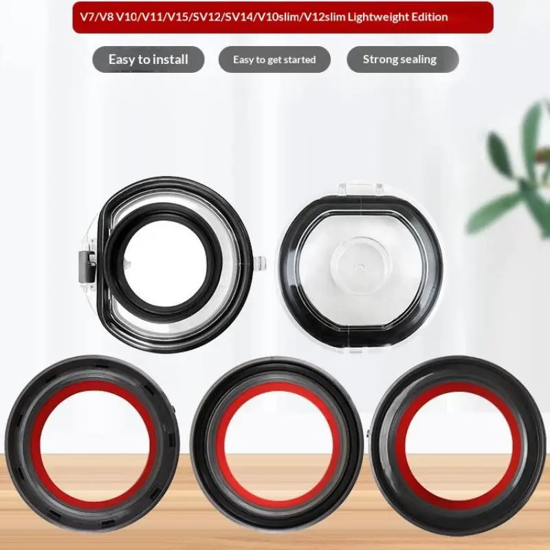 V10 V11 Vacuum Dust Bin Lid Replacement with Secure Sealing Ring for Better Performance 1 PCS