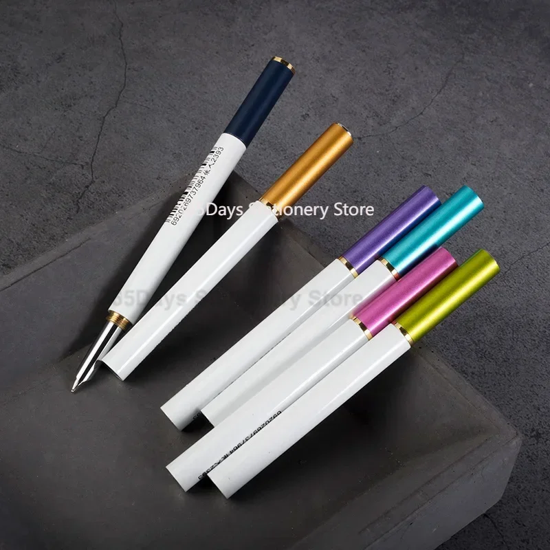 Portable Fun Beautiful Mini Pocket Cigarette 0.5mm Fountain Pen Smooth Business Writing Gift Creative Pen Absorb Ink