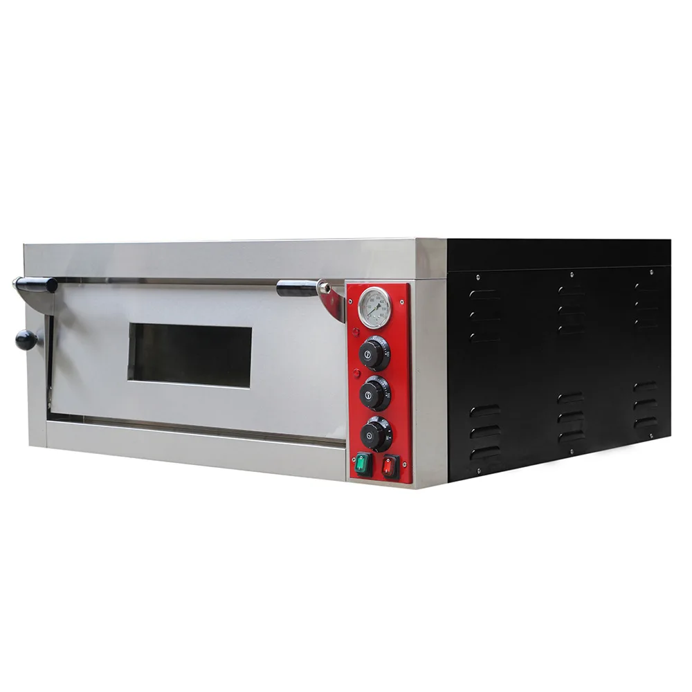 

Baking oven with slate 500 ° C high temperature oven, commercial single and double layer large-capacity pizza electric oven