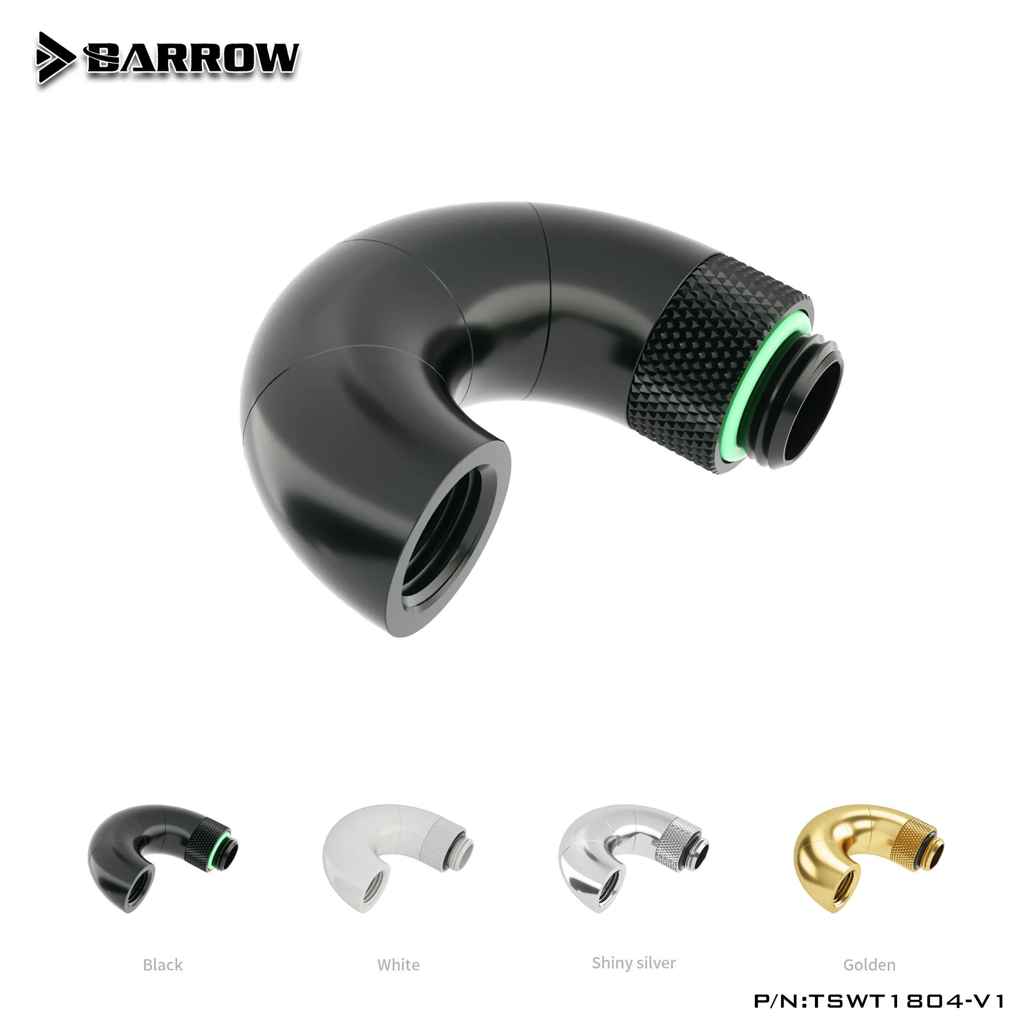 Barrow TSWT1804-V1,180 Degree Zigzag Rotatable Fittings,Four-stage Male To Female Rotatable Fittings