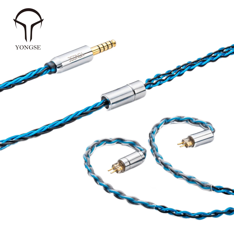 Yongse Danube 高純度 6N 単結晶銅銀メッキイヤホンアップグレード