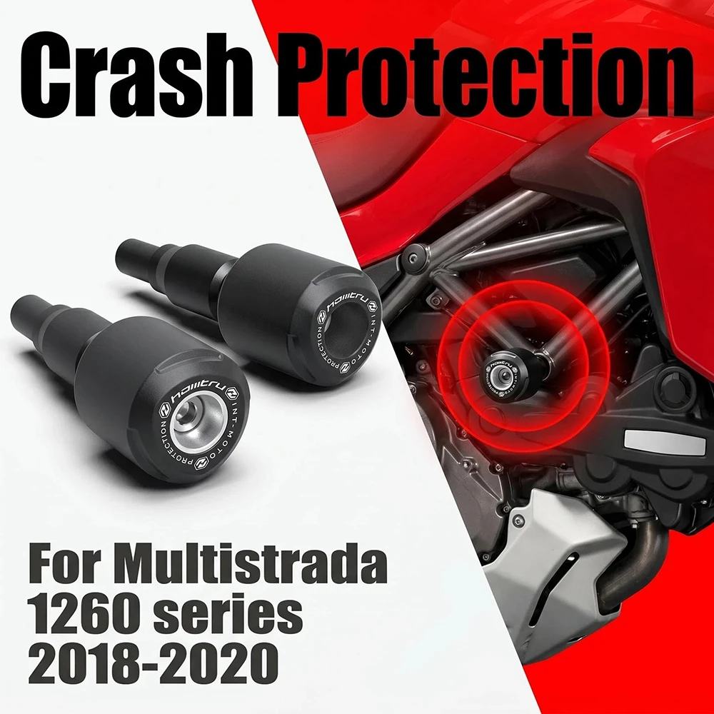 

Motorcycle Falling Crash Protector For Ducati Multistrada 1260 S / D Air Pikes Peak 2018-2020 Guards Engine Crash Bobbins