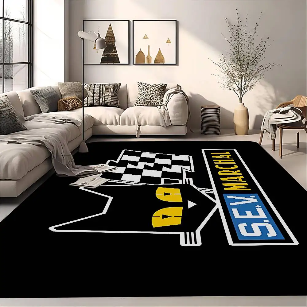 S-E-V M-Marchals Hallway Carpet Non-Slip Laundry Room Mat Laundry Decor Balcony Child Living Room Bedside Area Rugs