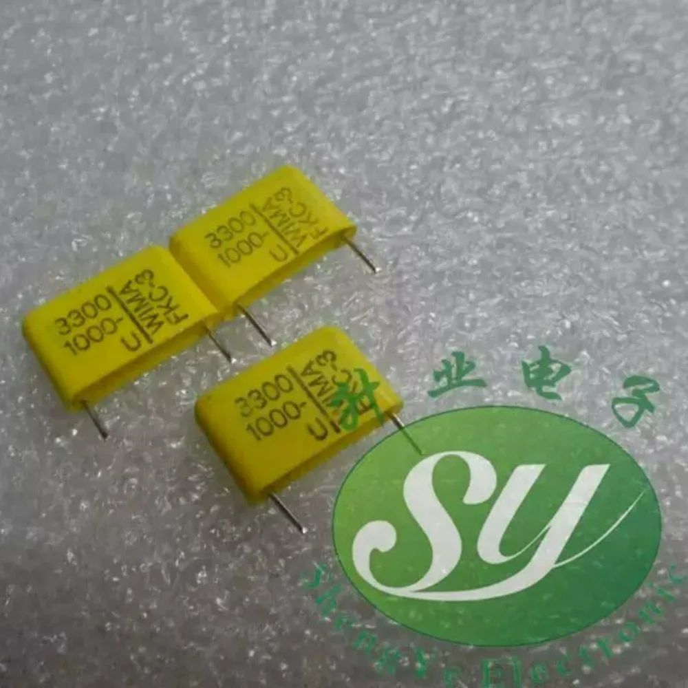 

5pcs/lot FKC3 0.0033uF 1000V 3.3nf 3300pf 332 Brand New 15mm Film Capacitor