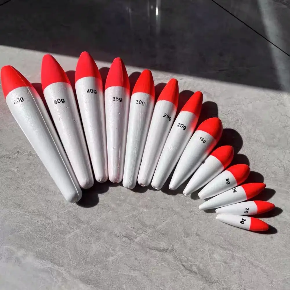 5 قطعة 2 جرام-60 جرام رغوة الصيد تعويم رغوة الصلب كبير البطن نوع العائمة العوامة خفيفة الوزن عالية الطفو الصيد بوبر المياه المالحة