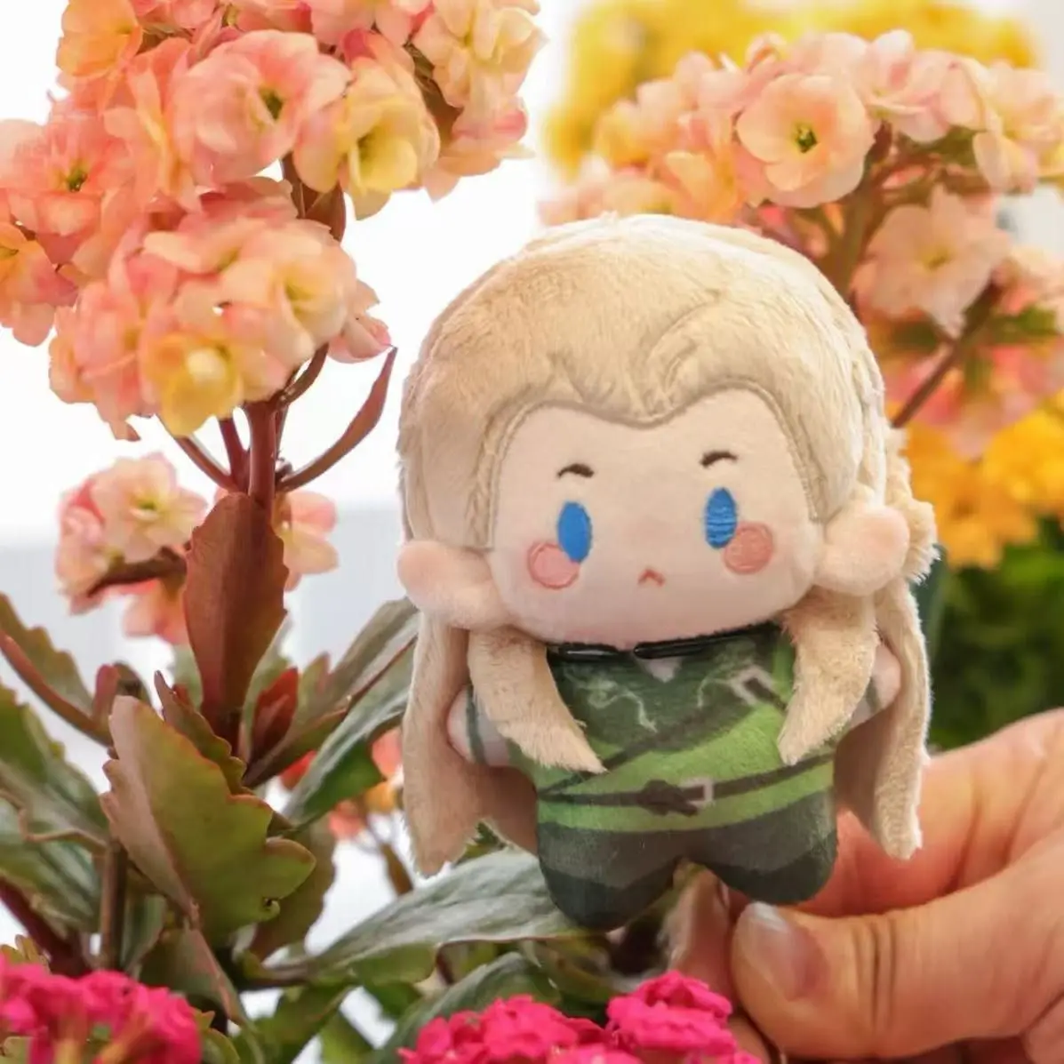 Muñecos de peluche de 10 cm de Lord Legolas, juguetes de peluche de Los Anillos, muñecos de peluche de Legolas, colgante decorativo para mochila, llavero, regalos navideños