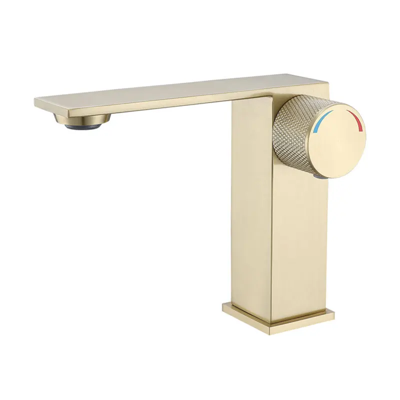 

Basin Faucet Hot Cold Water Mixer 1 Hole Deck Mounted Lavatory Vanity RV Sink Tap Bathroom Cabinet Washbasin Hand Wheel Faucet