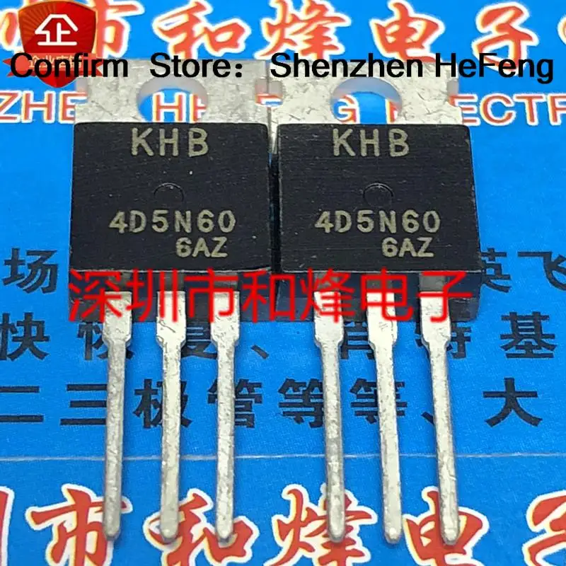 5PCS-10PCS D5N60 KHB4D5N60 TO-220 600V 4.5A ใหม่และต้นฉบับสต็อกการจัดส่ง Quiky