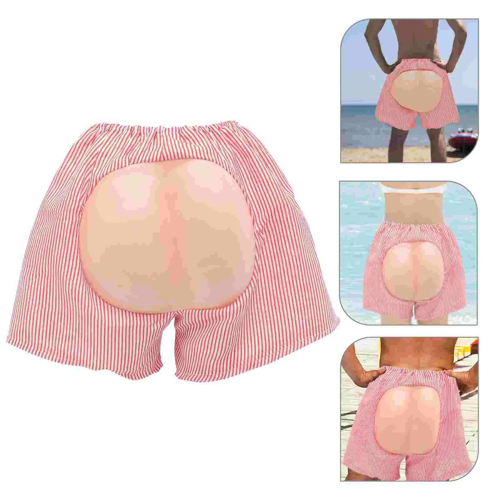 Briefs Funny Costume Unisex Buttocks Party Shorts Lingerie Halloween Bottoms Beach Outfits Mooning