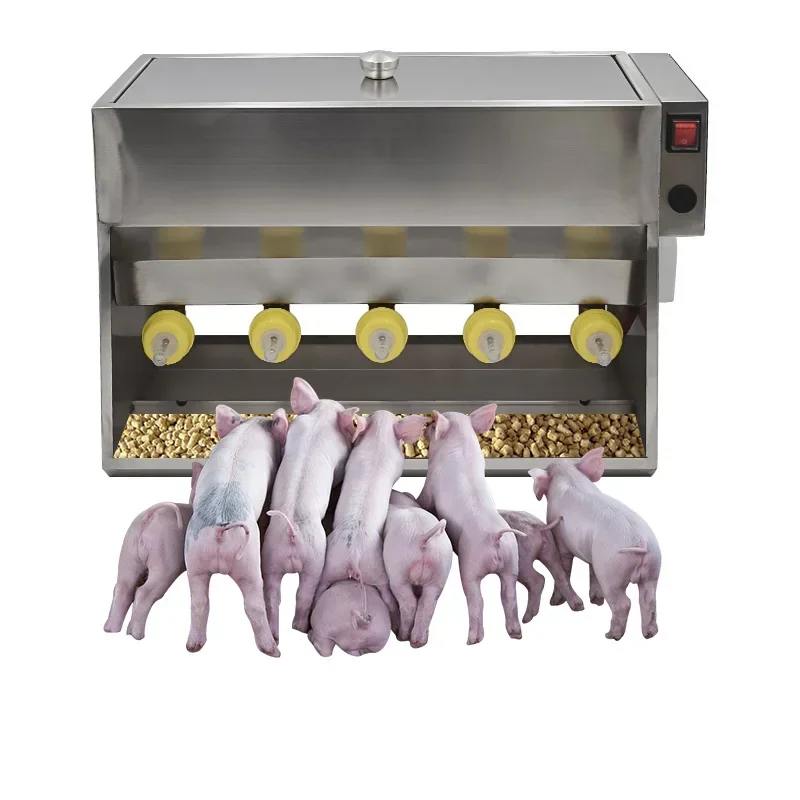 

Stainless Steel 15L/20L Double-side Constant Temperature Pig Nursing Machine Pig feeder Automatic Piglet Milk Feeder Pacifier