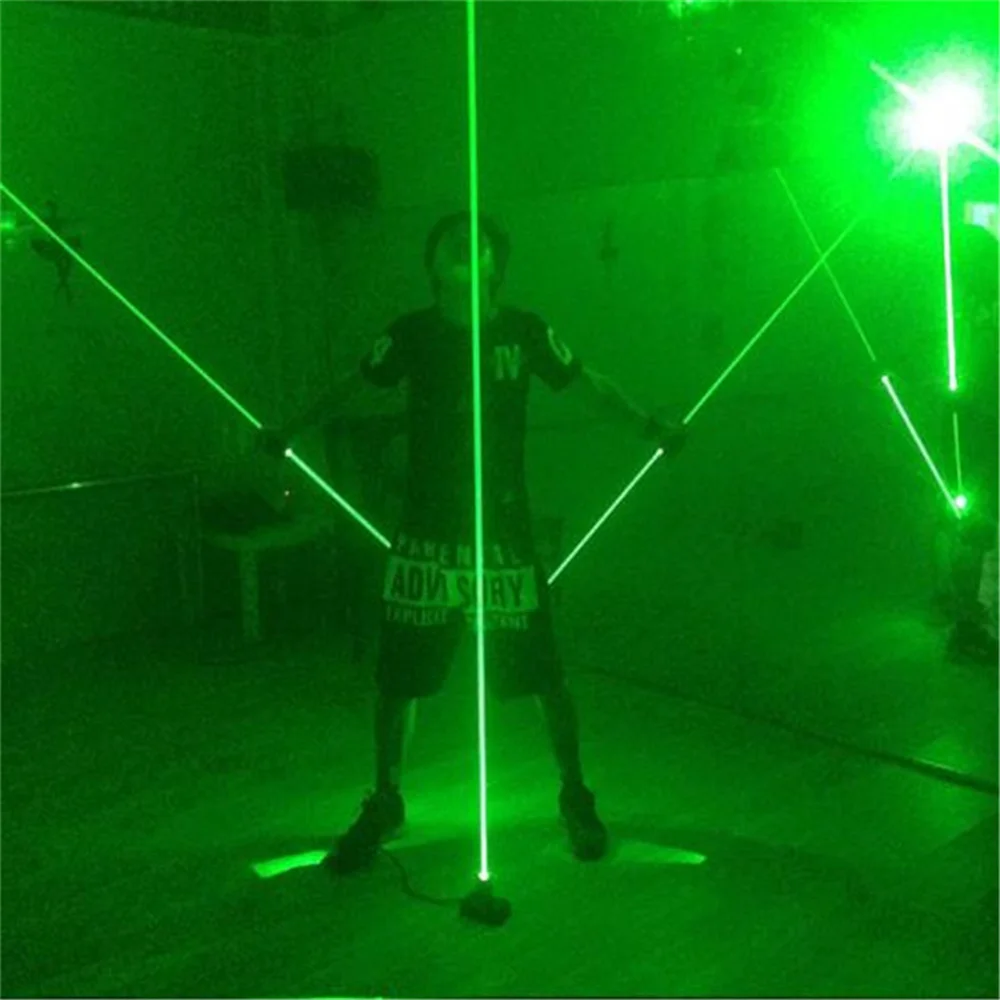 Magicool Green Red Blue Led Pedal Hand Laser Projector Big Laser Beam Feet Switch Party Dance Singer Props Lazer Gloves