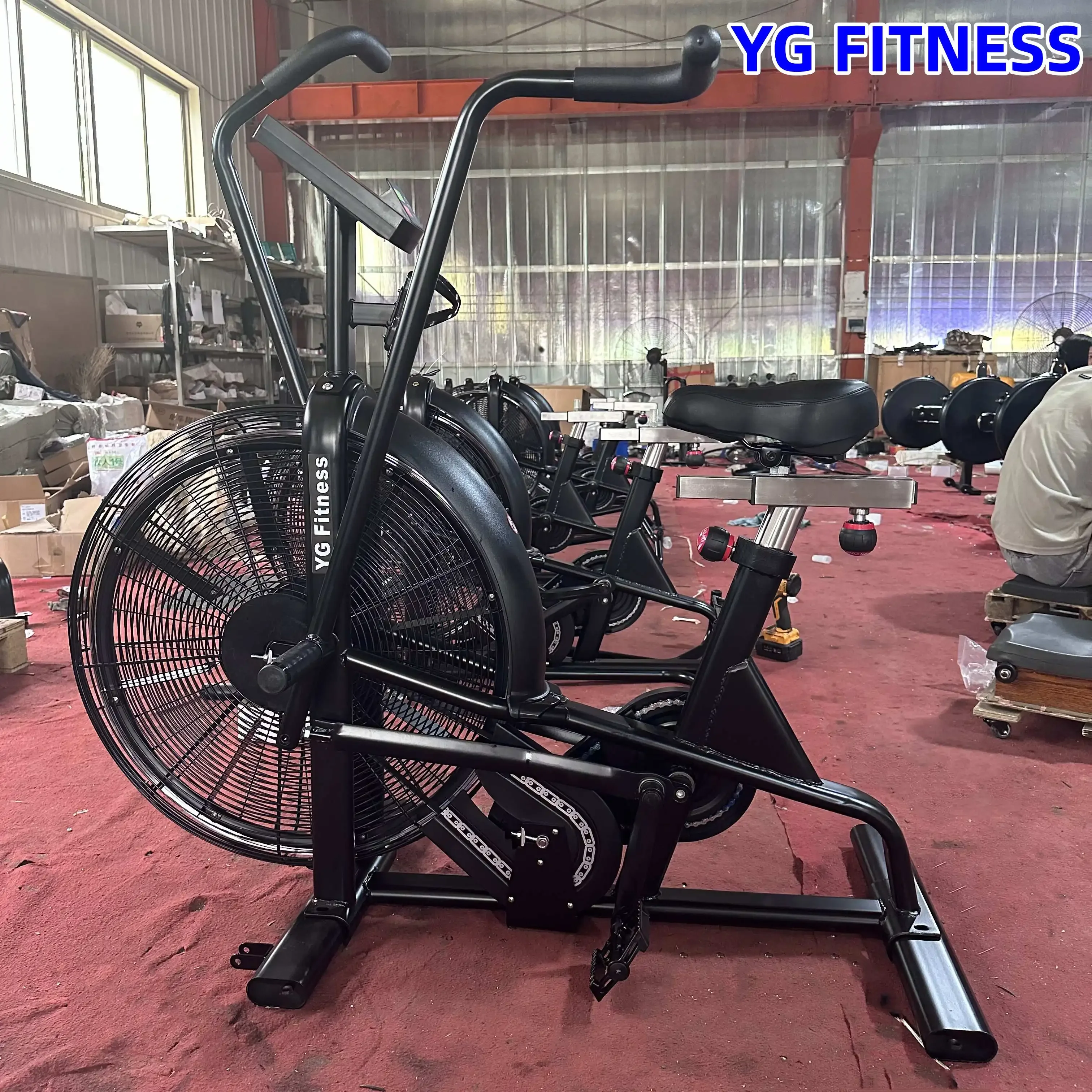 Rower pneumatyczny, komercyjne rowery gimnastyczne Klub Profesjonalny rower pneumatyczny Sprzęt fitness Ćwiczenia w pomieszczeniach Rower pneumatyczny Gorąco sprzedający się Fitness