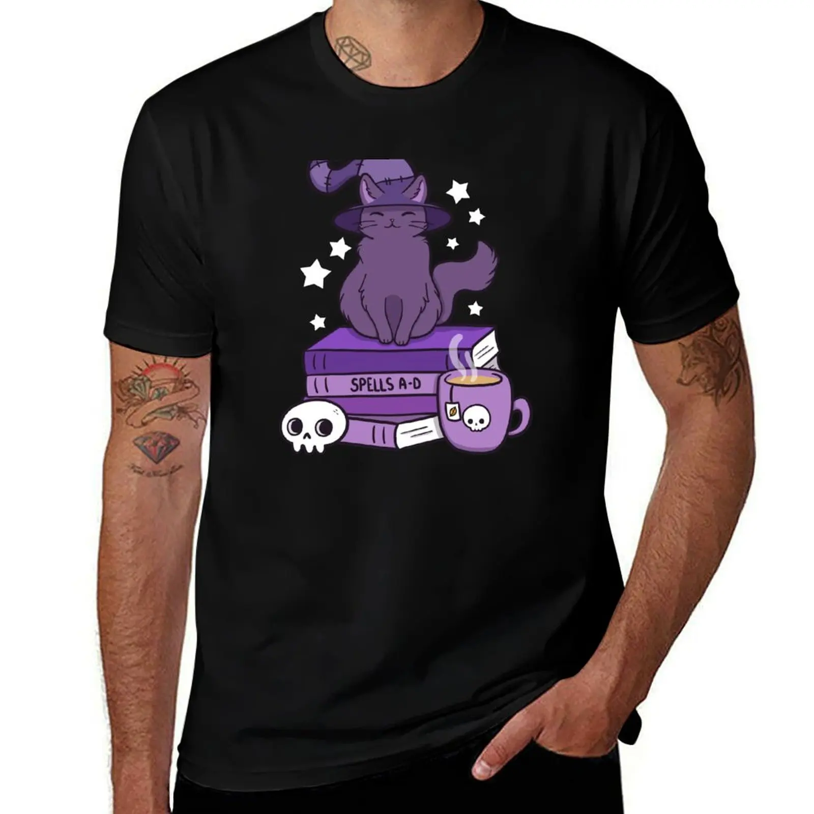

Feline Familiar 02 Nikury T-Shirt cotton t shirts man 100% man t shirt luxury