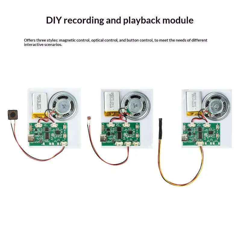 1Pcs 8M USB Recordable Birthday Card Music Voice Module Chip Designed for Voice Audio Toy Greeting Card DIY Recording And