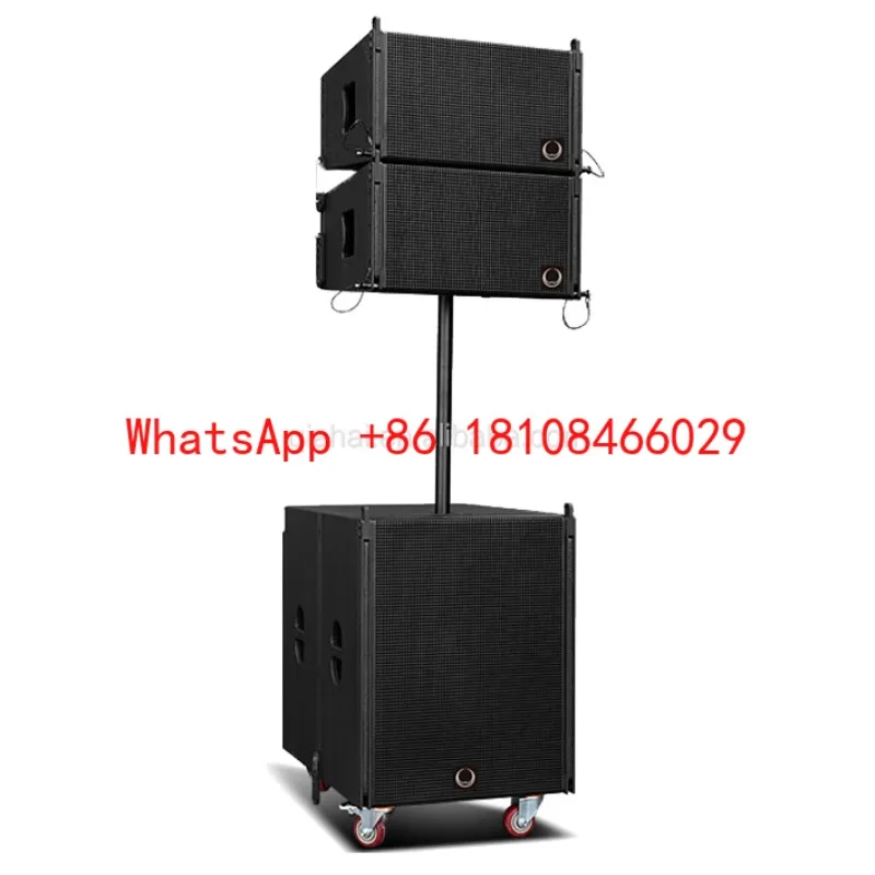 LA10+LA18BA Active Line Array Combo Set Pro Audio Outdoor Portable Sub Woofer Speakers Sound System for Concert Events Party
