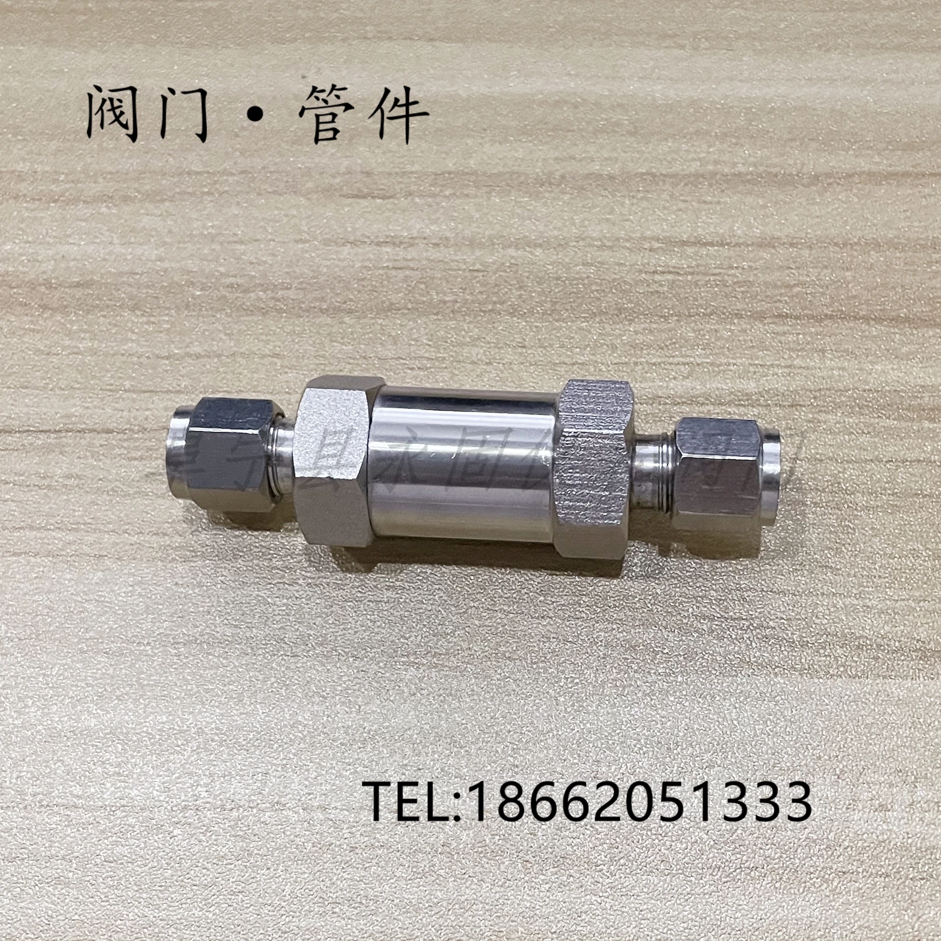 

Stainless steel check valve check valve check valve ferrule type inner thread 1/8 1/4 6mm 1/2