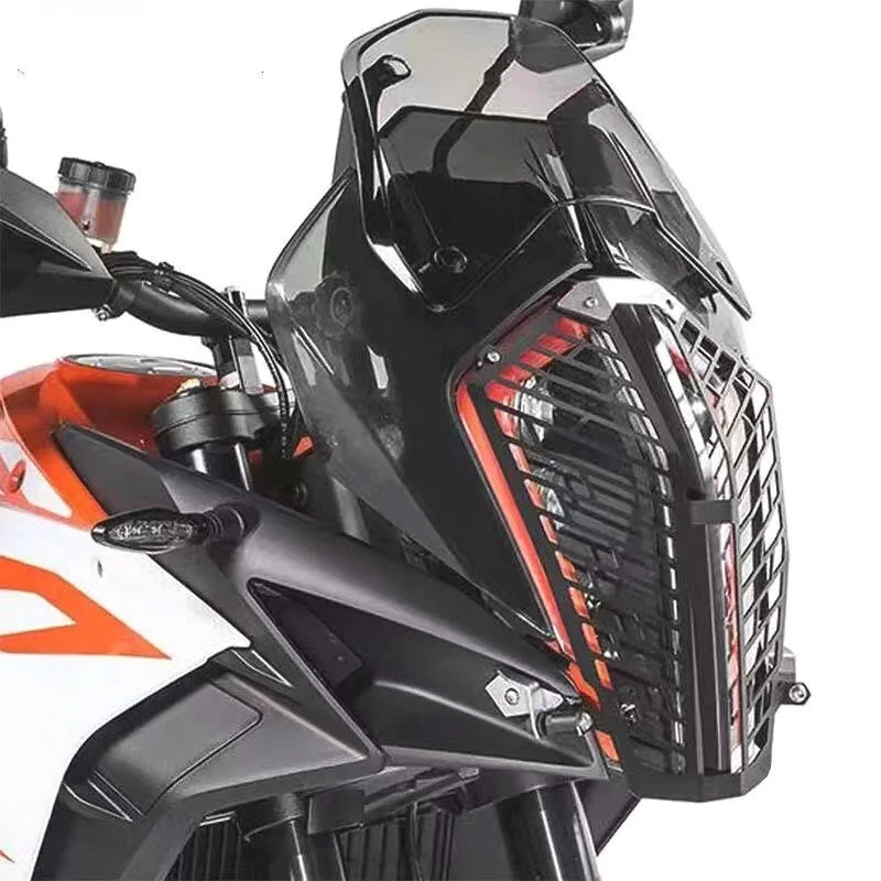 Motorcycle Accessories CNC Headlight Grill Guard Cover Protector For KTM 1290 SUPER ADVENTURE S / R 2017-2020 2018 2019