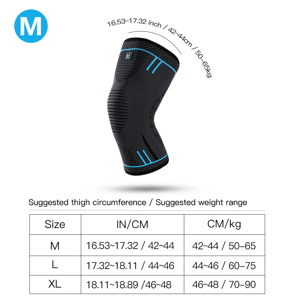 1 PCS Spring Supported Knee Pads For Fitness Basketball Volleyball Running and Sports Suitable For Multiple Scenarios