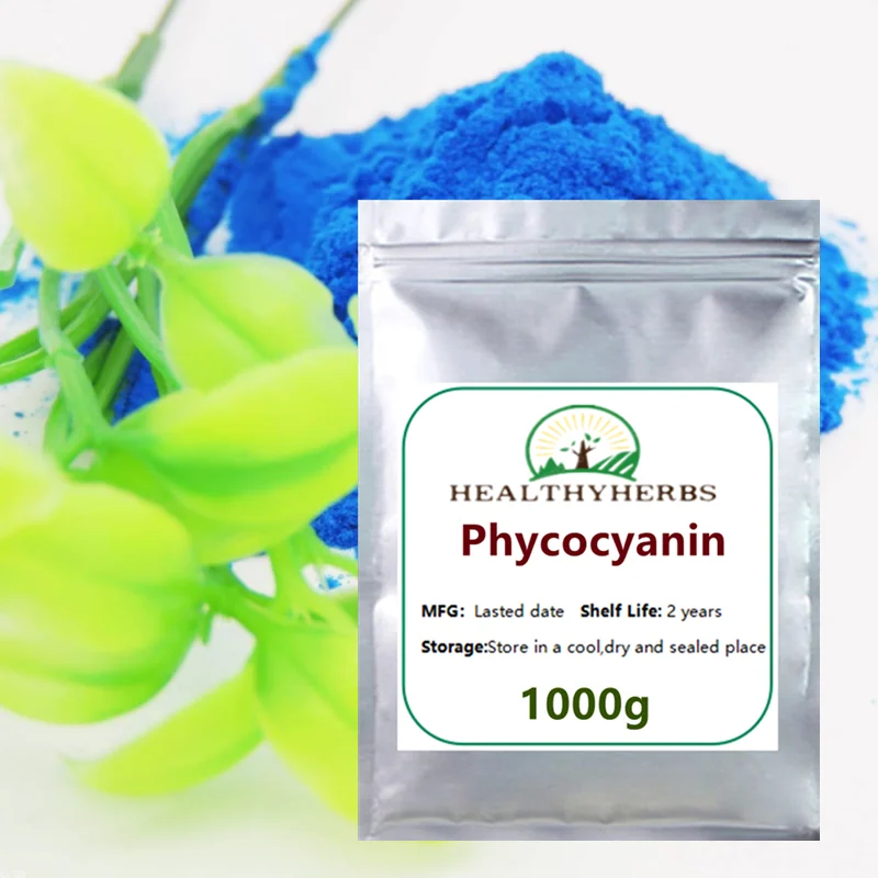 50-1000g Phycocyanin Natural Pigments Dark Blue Powder