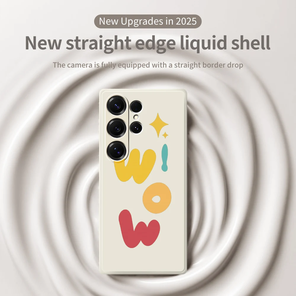 حافظة لهاتف سامسونج جالاكسي S21 S22 S23 S24 S25 Ultra Plus 5G S20 FE S10 Plus S21 FE S23FE S24FE غطاء سيليكون ملون