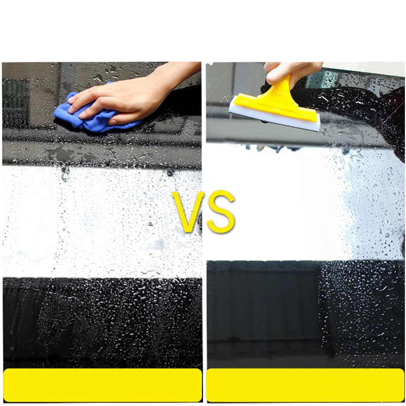 Car Glass Silicone Blade Water Wiper Windshield Water Squeegee Car Household Cleaning Tools Protection Film Applicating Squeegee