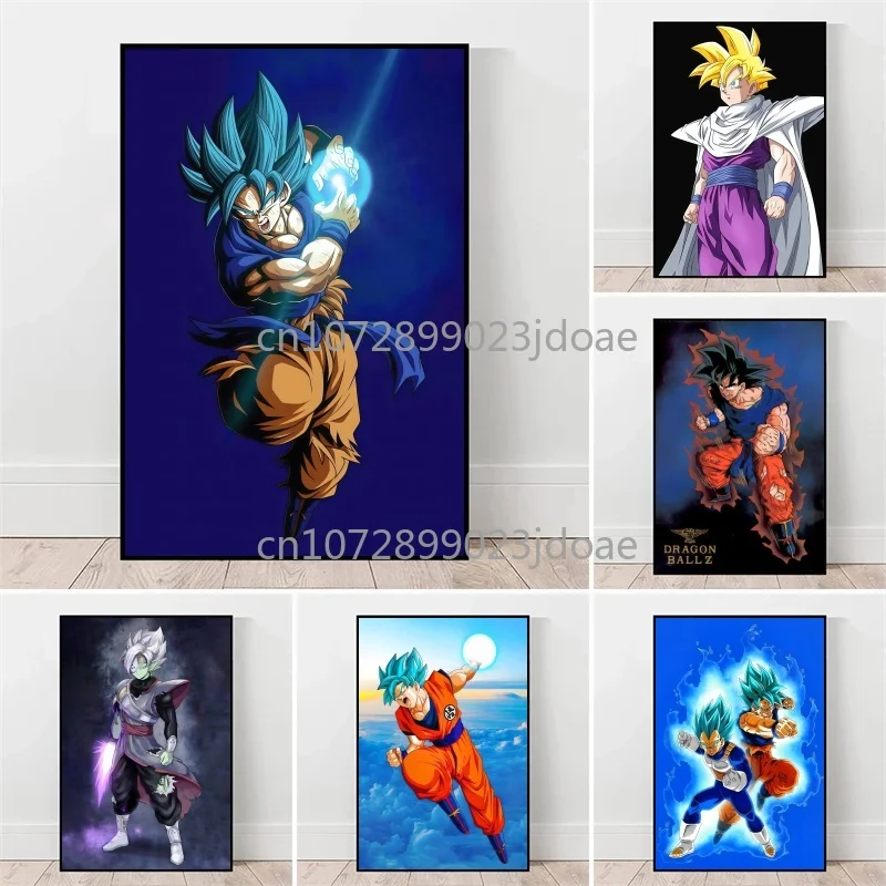 

Classic Hot-blooded Anime Dragon Ball Goku Vegeta Dragon Poster Canvas Drawing Suitable for Family Decoration Friends Gifts