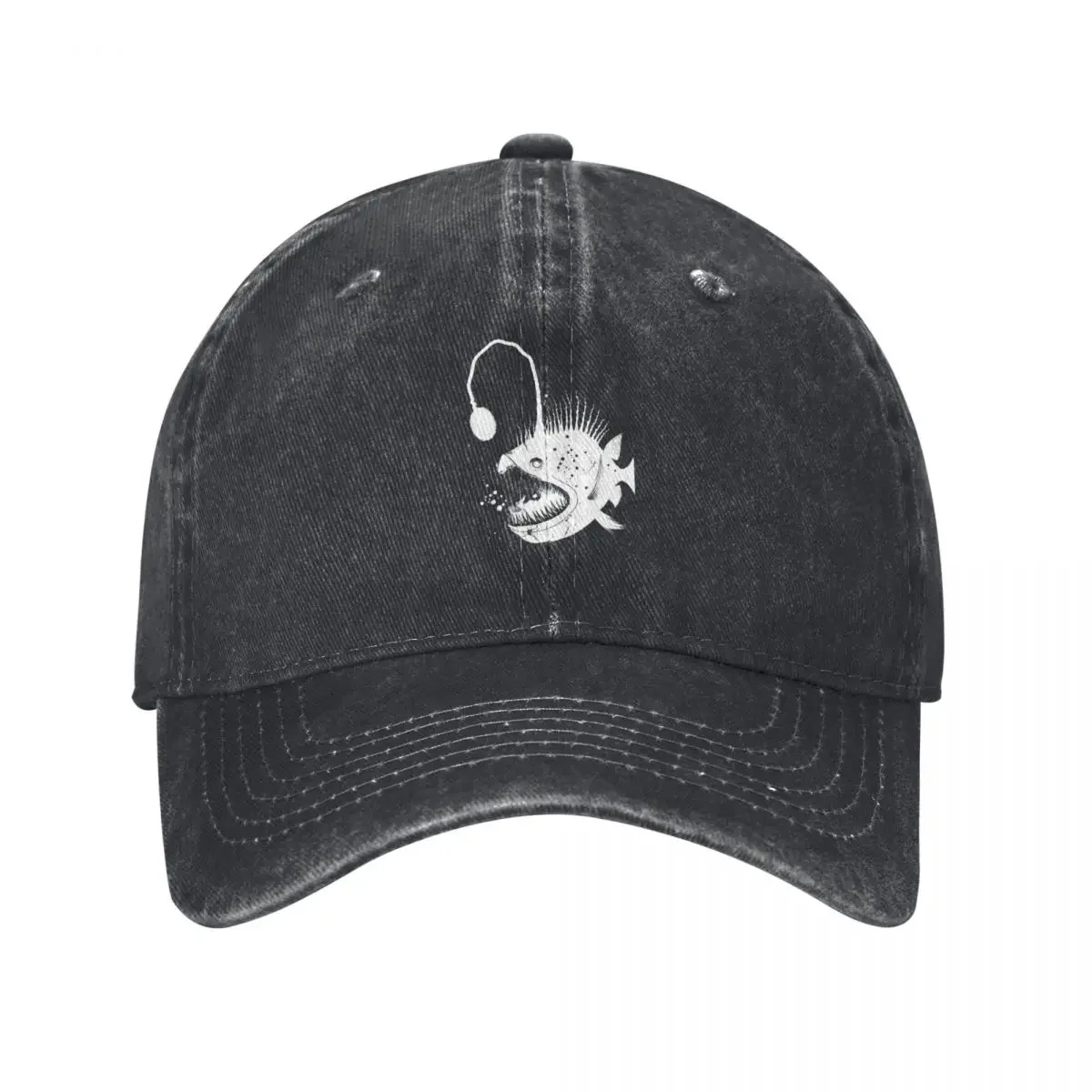 Lighting up the Night: Angler fish Baseball Cap Streetwear New Hat Rugby Girl Men's