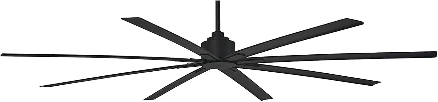 Outdoor Ceiling Fan with DC Motor, Coal Black Finish