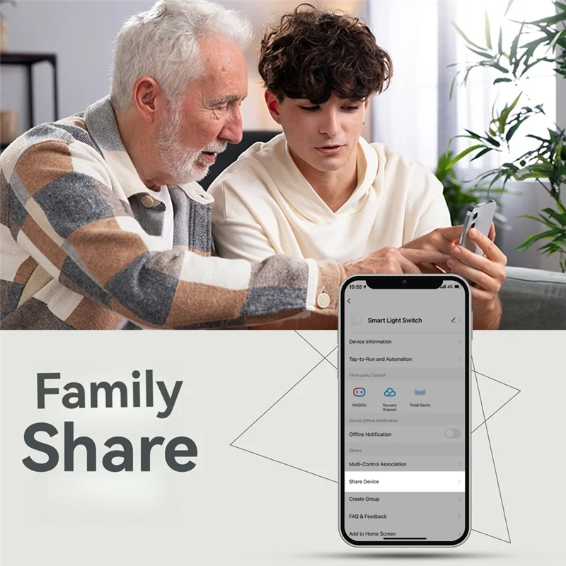 

CJSD-Tuya Wifi Smart Light Switch Need Neutral Wire 110-250V US Push Button Light For Alexa Google Home Smart Life